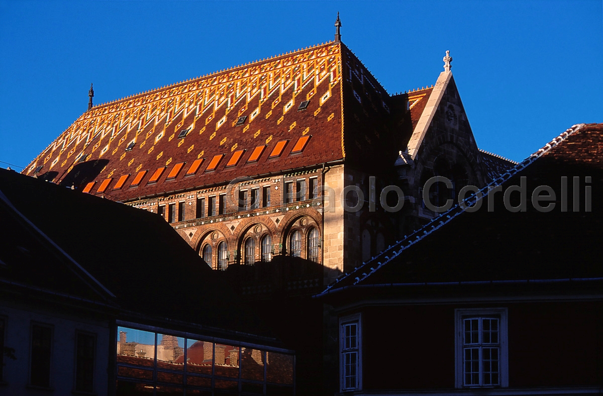 National Archive with Majolica Tiled Roof, Budapest, Hungary
 (cod:Budapest 07)